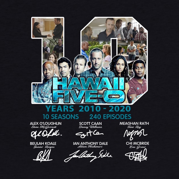 Hawaii Five O 10 Years 2010 2020 Signatures by chancgrantc@gmail.com